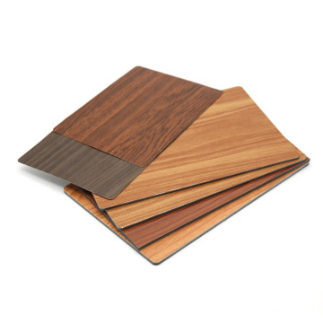 Alumetal Alucobond Wood Color 6mm 4mm ACP ACM Plate Decorative Aluminium Composite Panel Projeto Aluminio